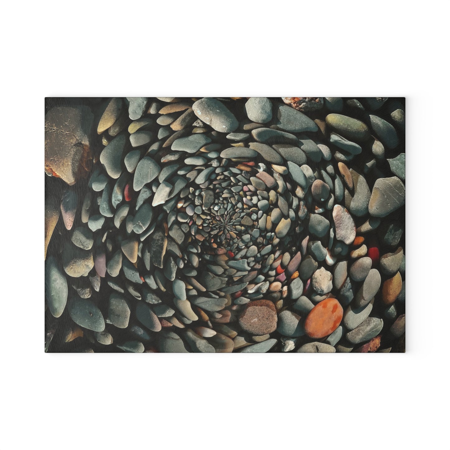 Small Pebble Spiral River Rocks