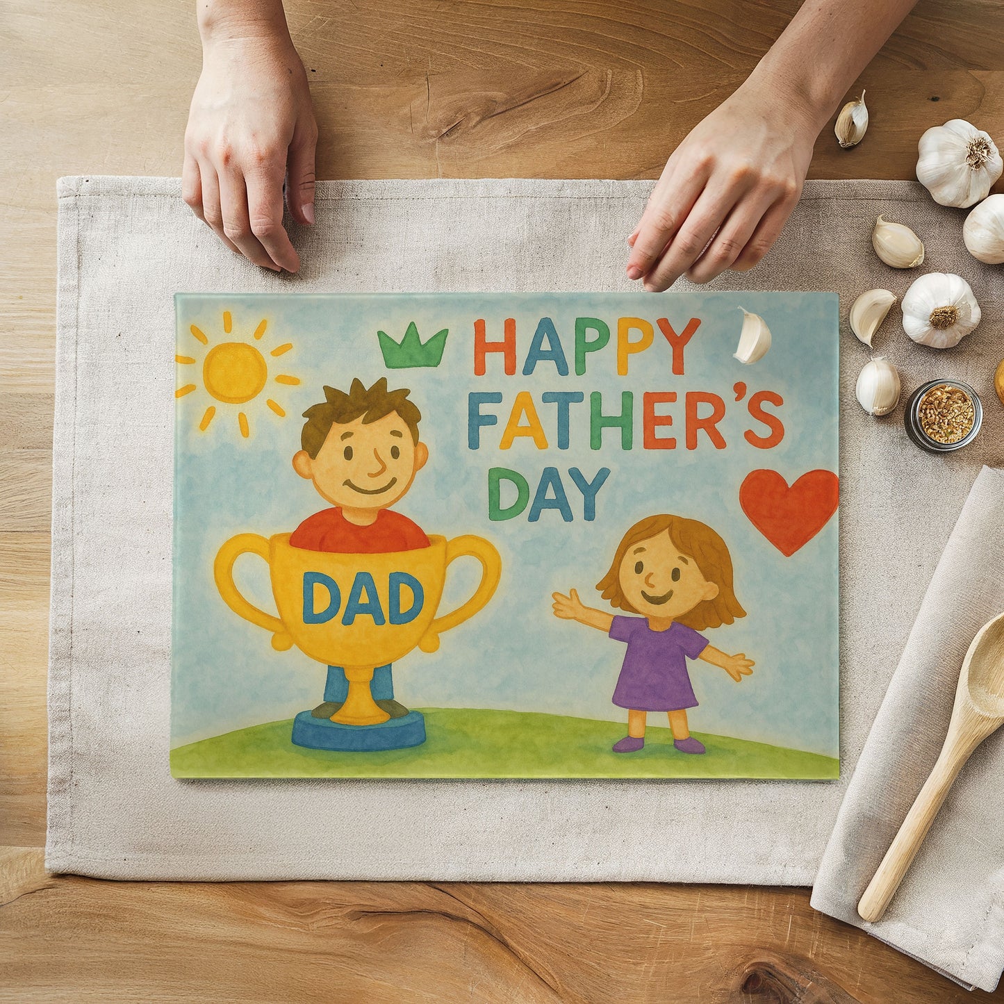 Add your own design (child’s drawing or photograph or your own artwork)
