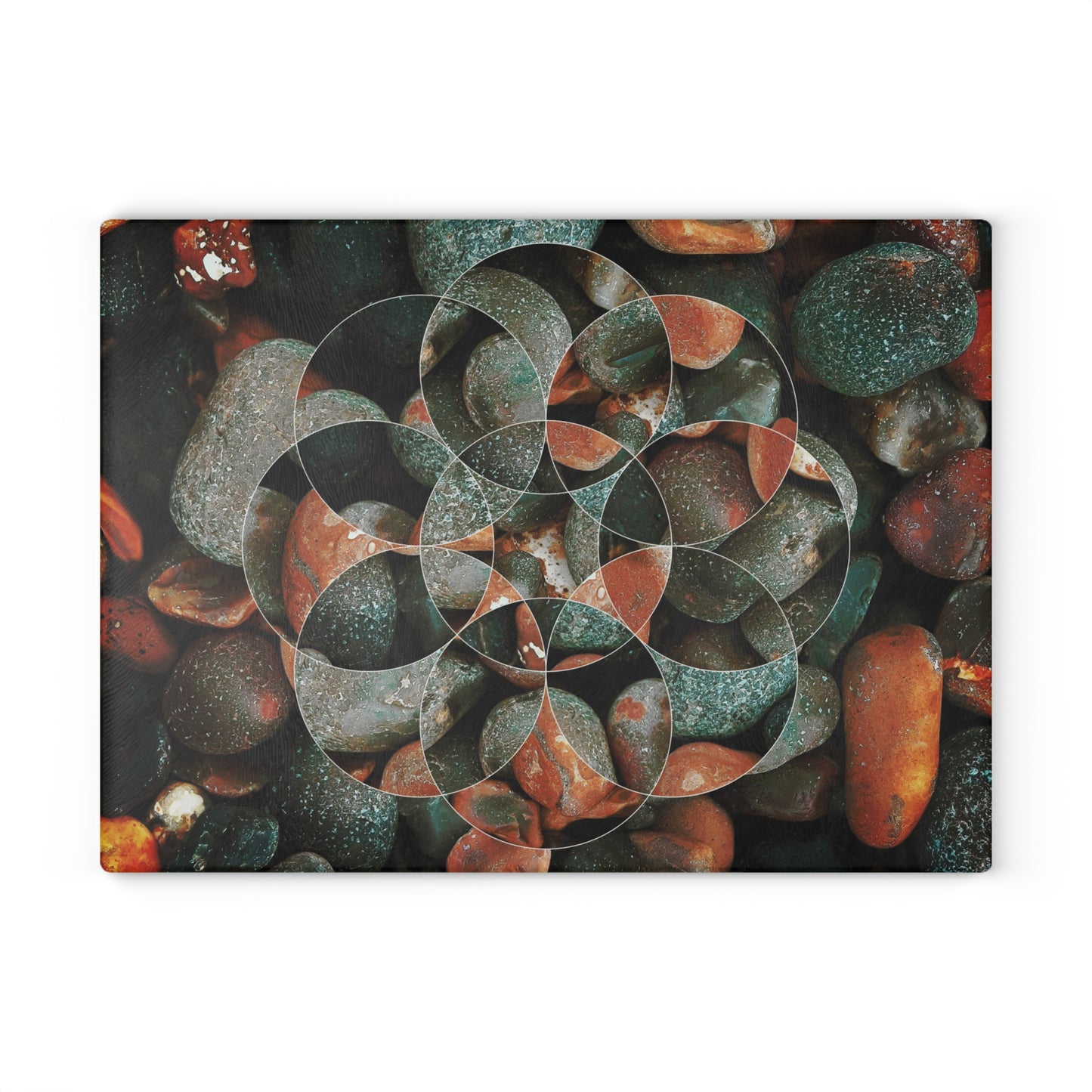 Circle Design River Rocks