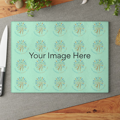 Custom Glass Cutting Board — Personalized Photo & Design Tempered Glass Chopping Board