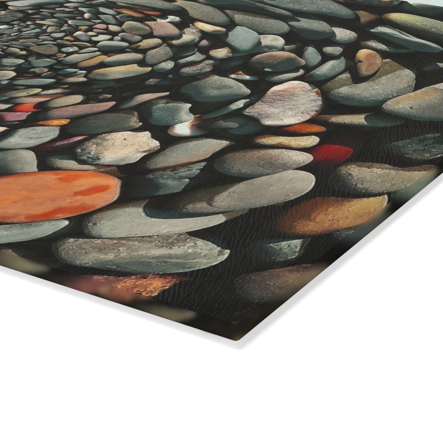 Small Pebble Spiral River Rocks