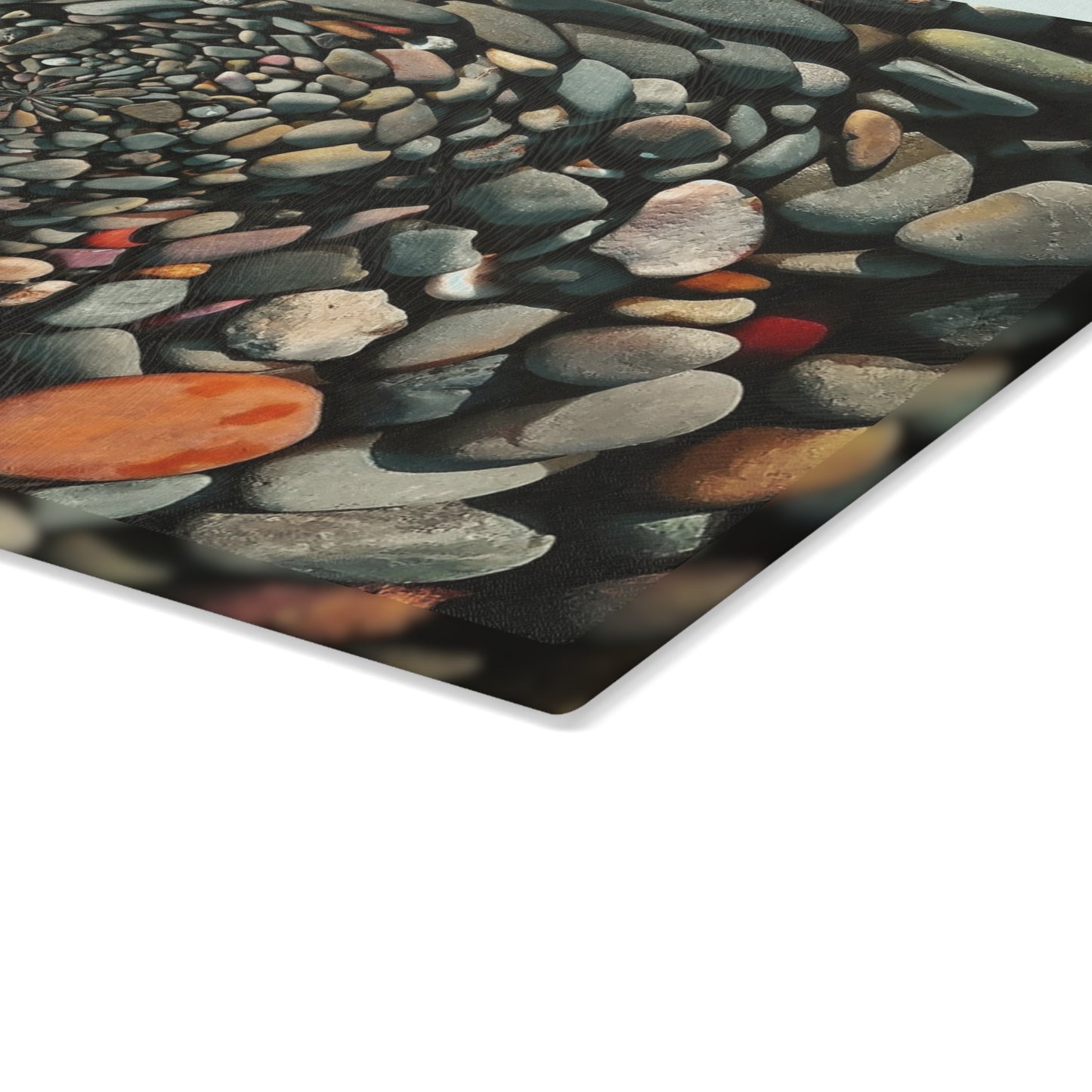 Small Pebble Spiral River Rocks