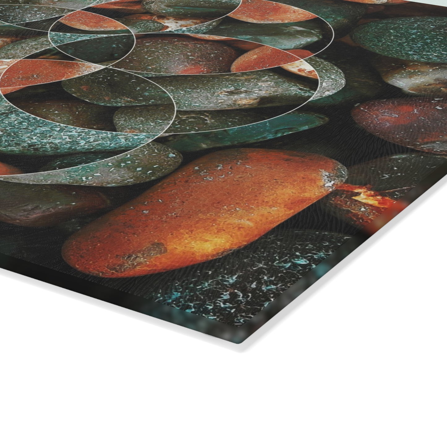 Circle Design River Rocks