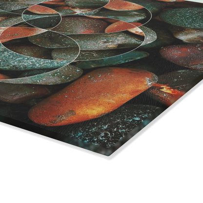 Circle Design River Rocks